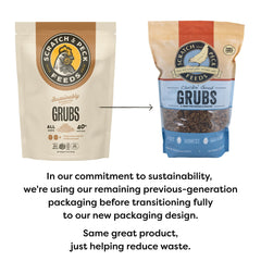 Scratch and Peck Grubs close-up showing protein-dense texture for healthy plumage.