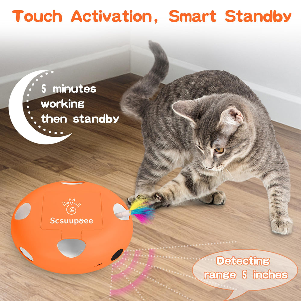 Scsuupoee non-slip base keeps toy stable during active play.