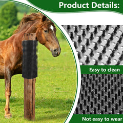 SCyiqifa scratch post wrapping around a post, suitable for multiple animals.
