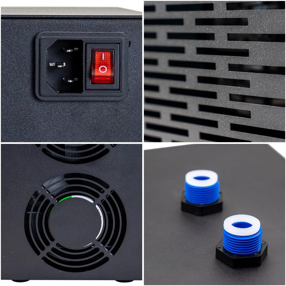SDLOOL hydroponics setup demonstrates versatile cooling for water-based systems.