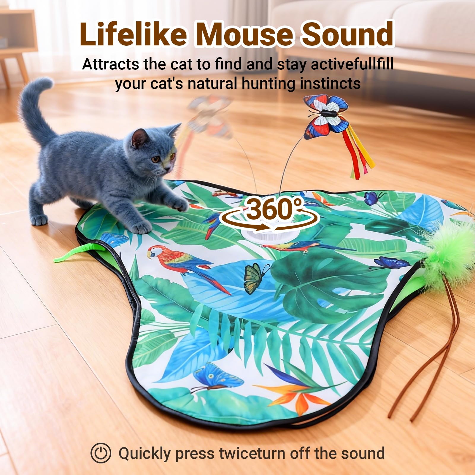 SDWUBQ ideal indoor cat toy for exercise and mental stimulation.