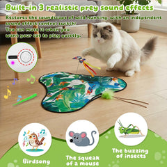 SDWUBQ toy featuring a real mouse squeaky sound for hunter-like engagement.