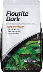 Seachem Flourite Dark substrate bed enhances planted tanks with natural porous clay.
