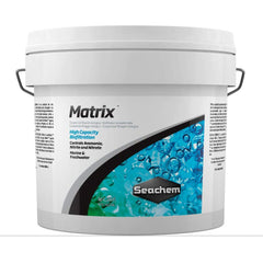 Seachem Matrix biofilter media close-up showing porosity for efficient filtration.