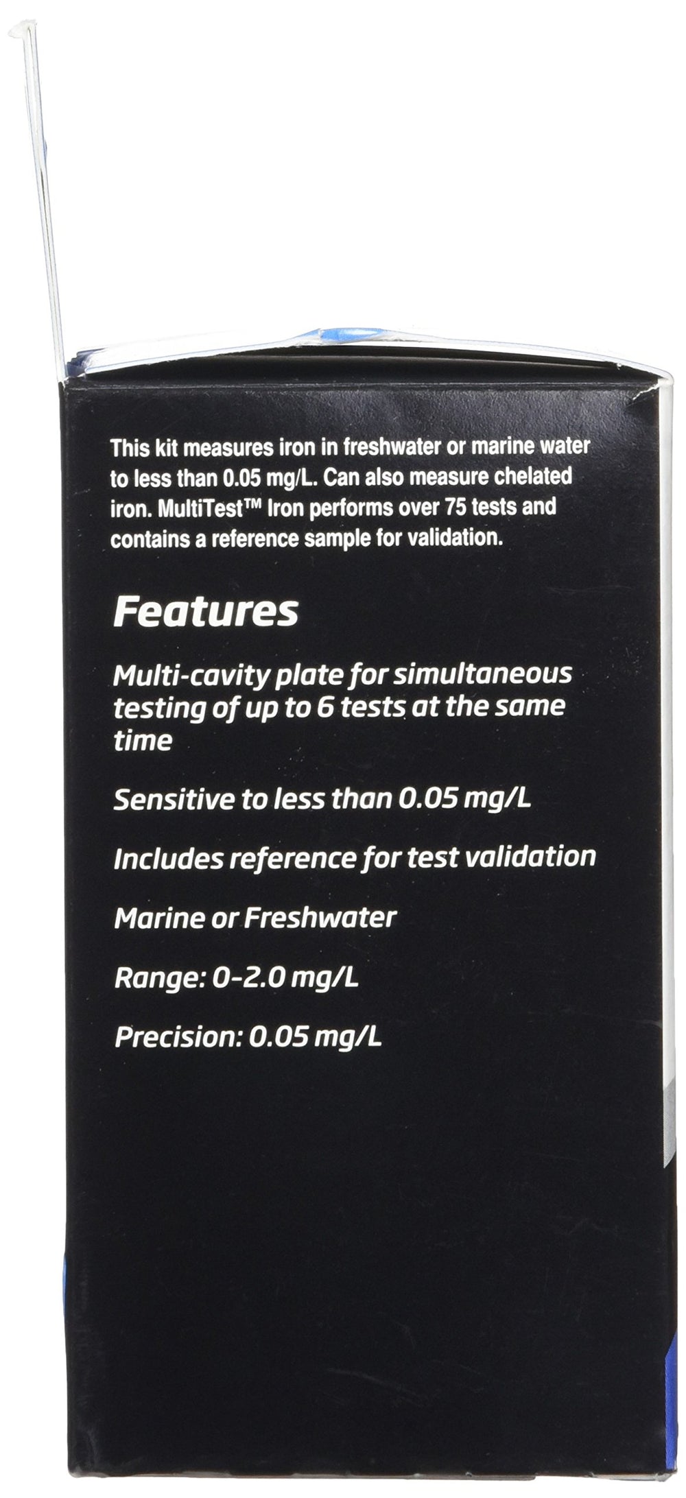 Seachem MultiTest Iron test plate used for six-test batches