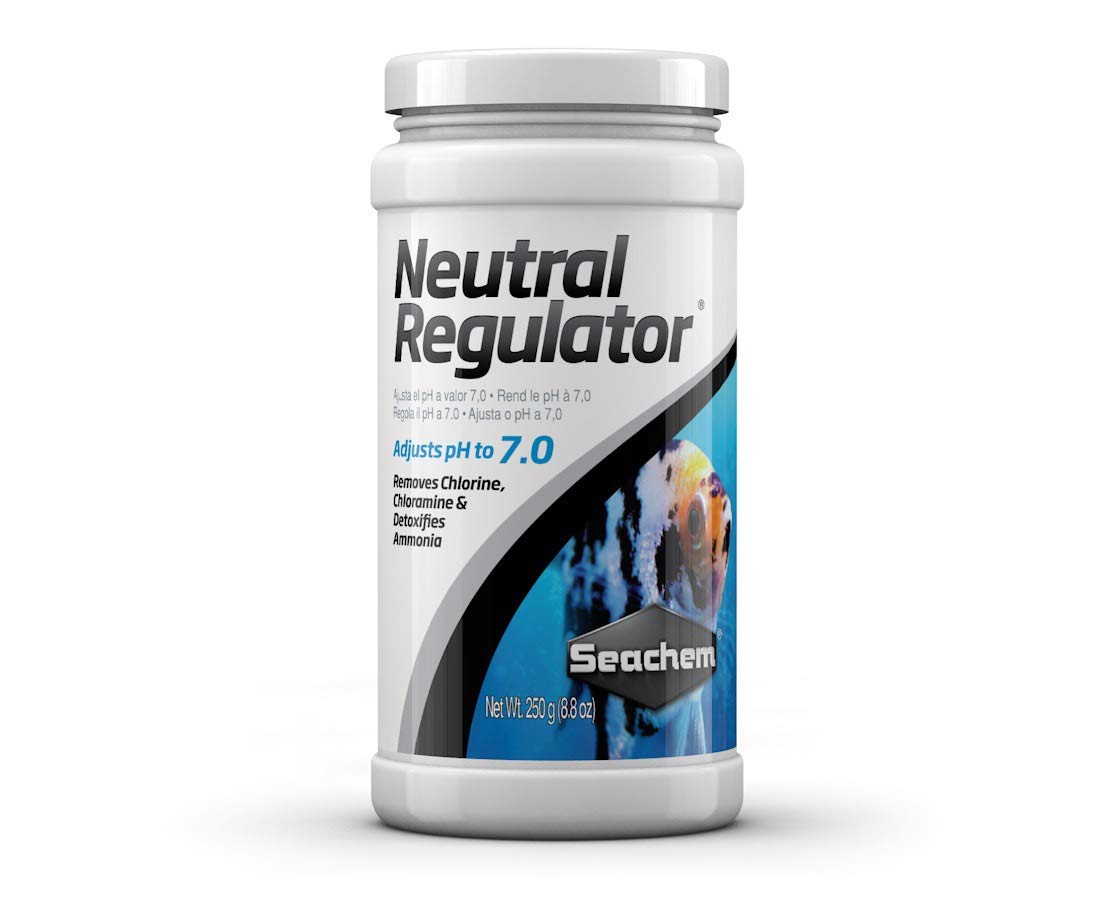 Seachem Neutral Regulator 1kg bottle for safe pH adjustment in freshwater tanks