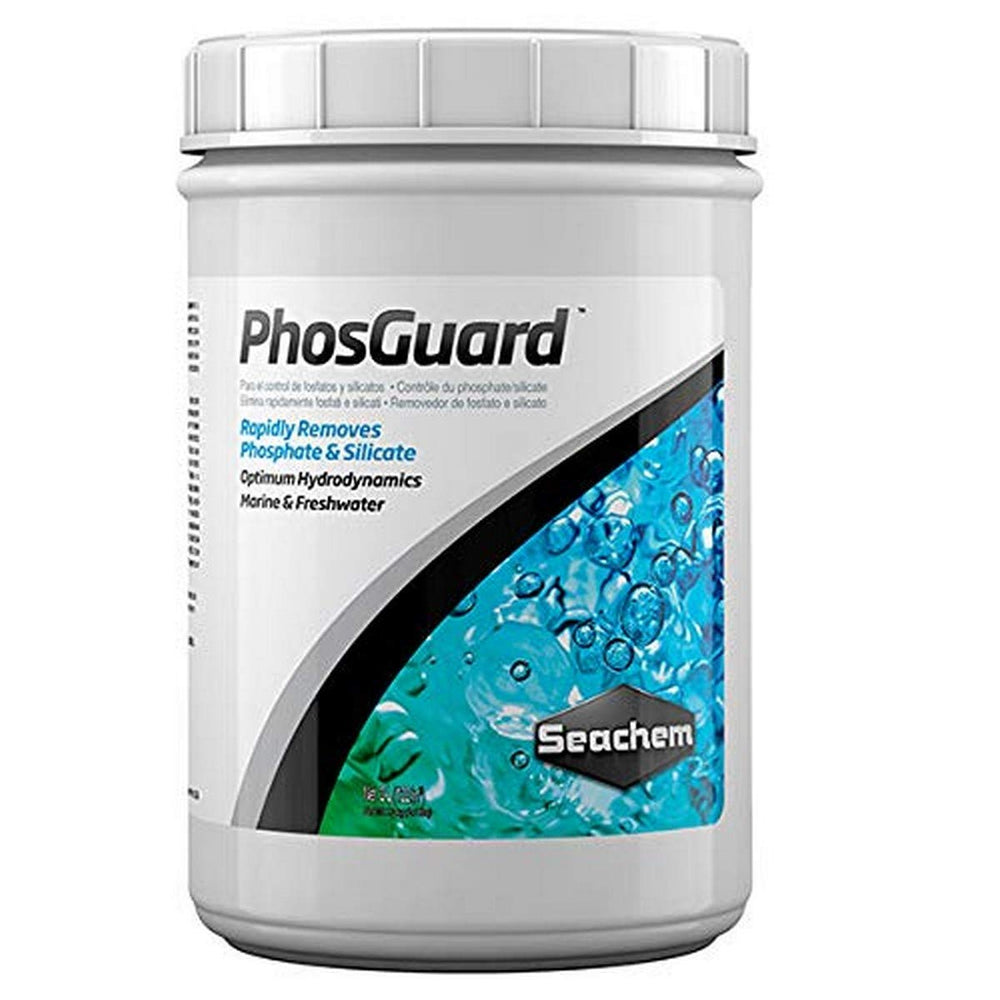 Seachem PhosGuard 1L bottle for removing phosphate and silicate in aquariums.