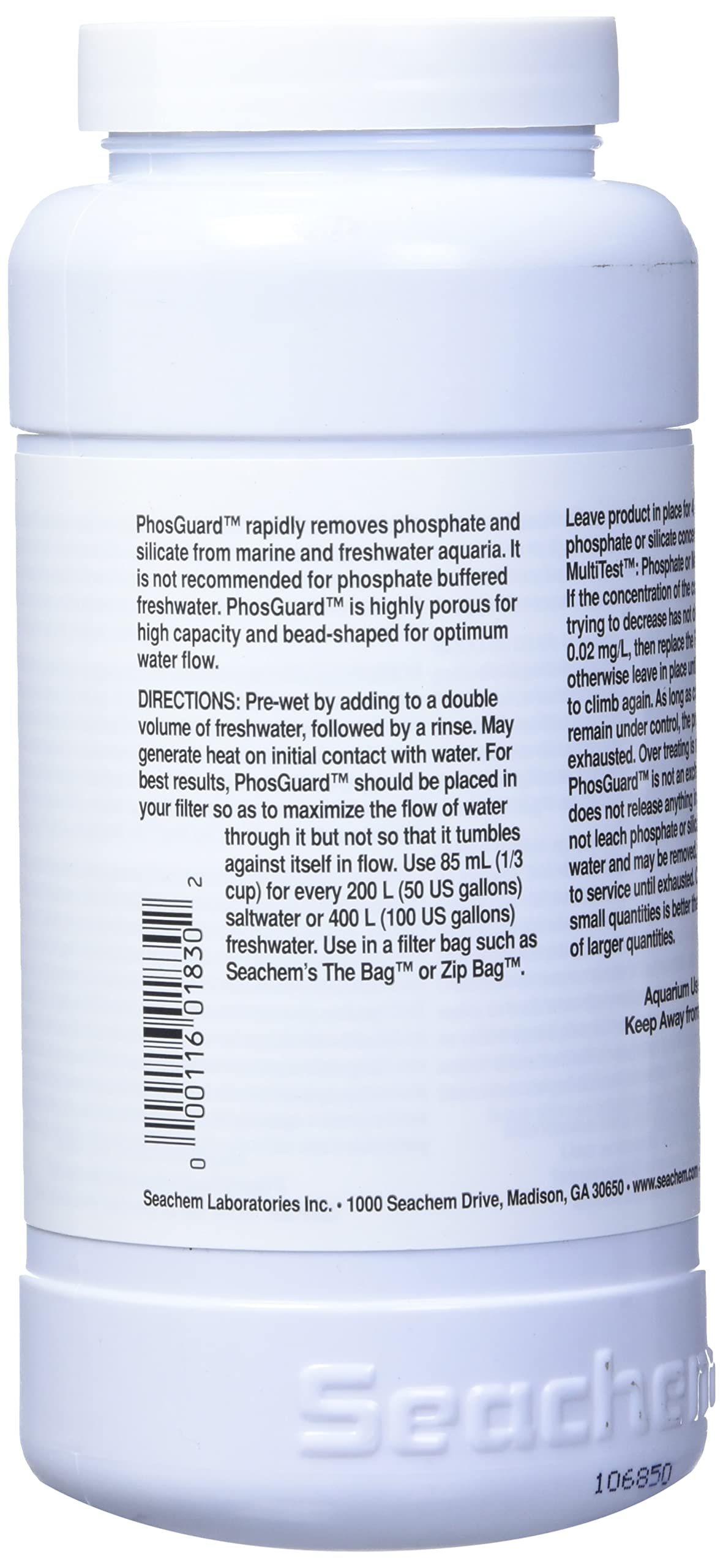 PhosGuard media in filter bag for in-tank use.