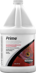 Seachem Prime bottle front, complete aquarium conditioner for fresh and saltwater.