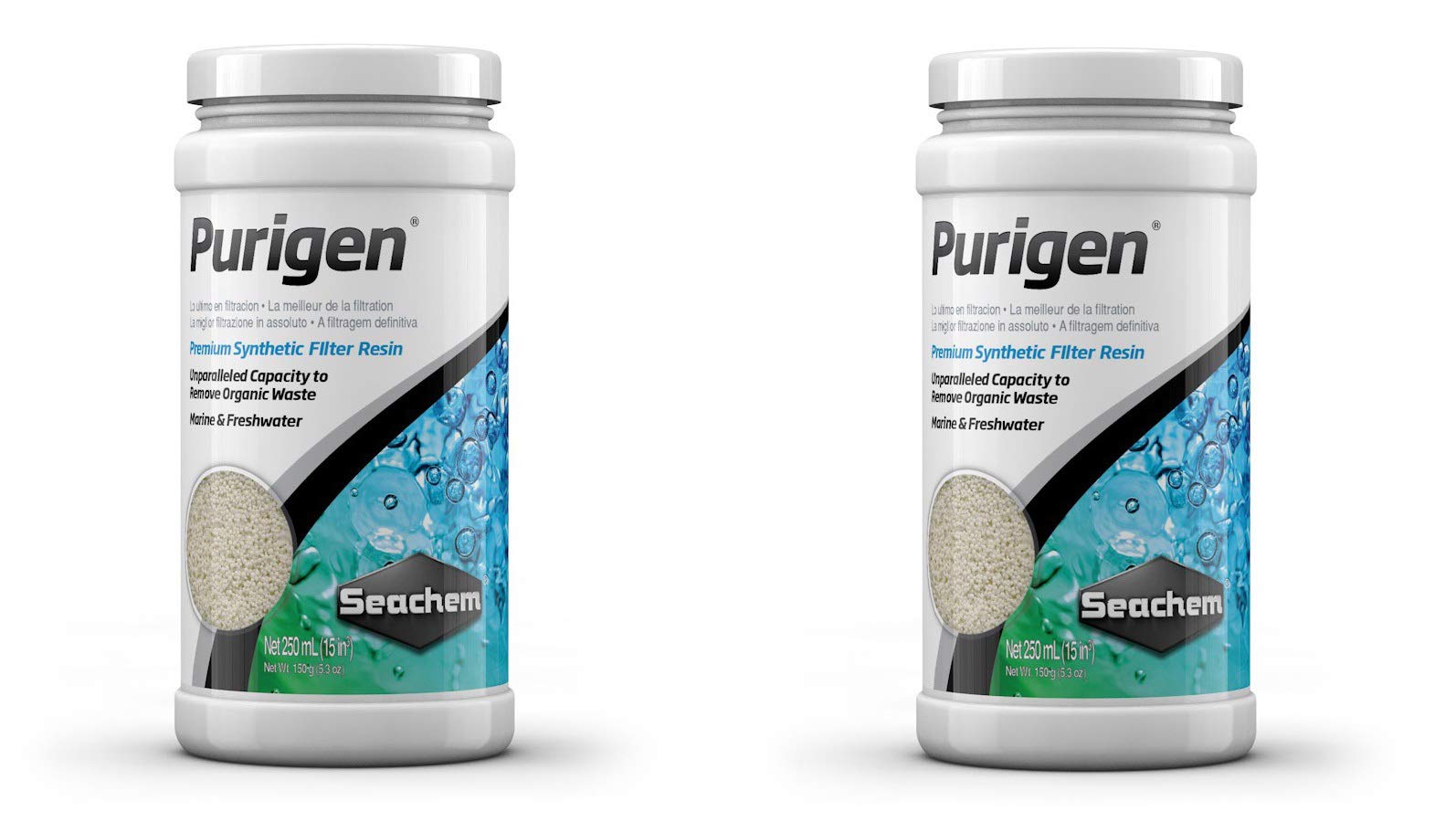 Seachem Purigen 500 mL resin in aquarium filter media improving water clarity
