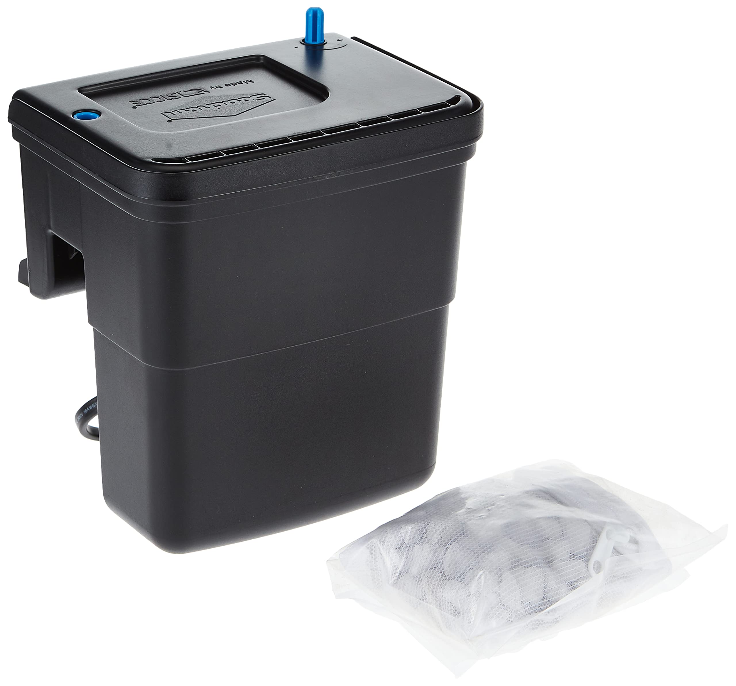 Seachem Tidal Power Filter basket with Matrix media for customizable filtration.