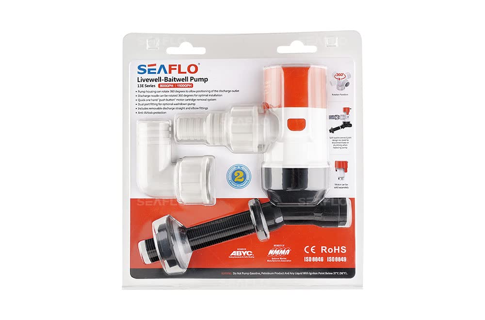 4-year warranty underscores SEAFLO confidence in long-term livewell reliability