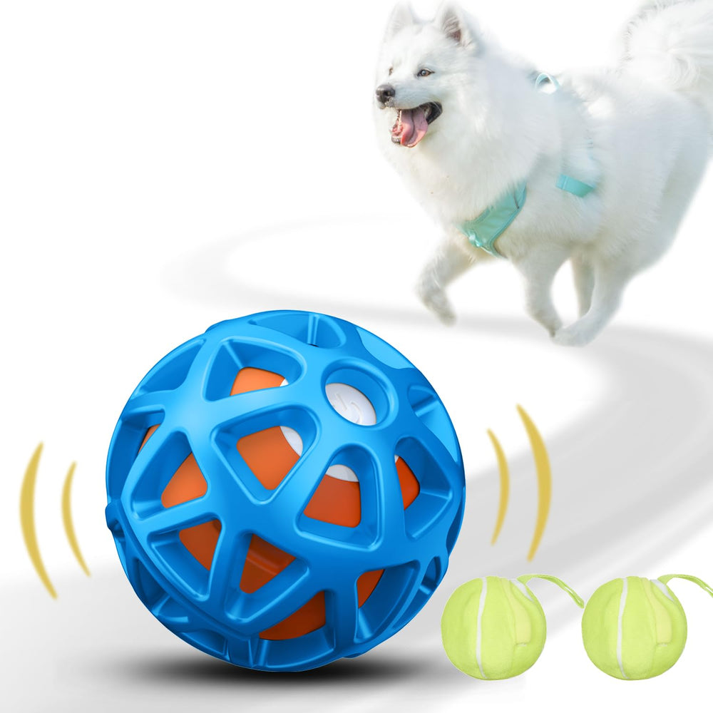 seagi interactive dog ball rubber exterior for safe daily play