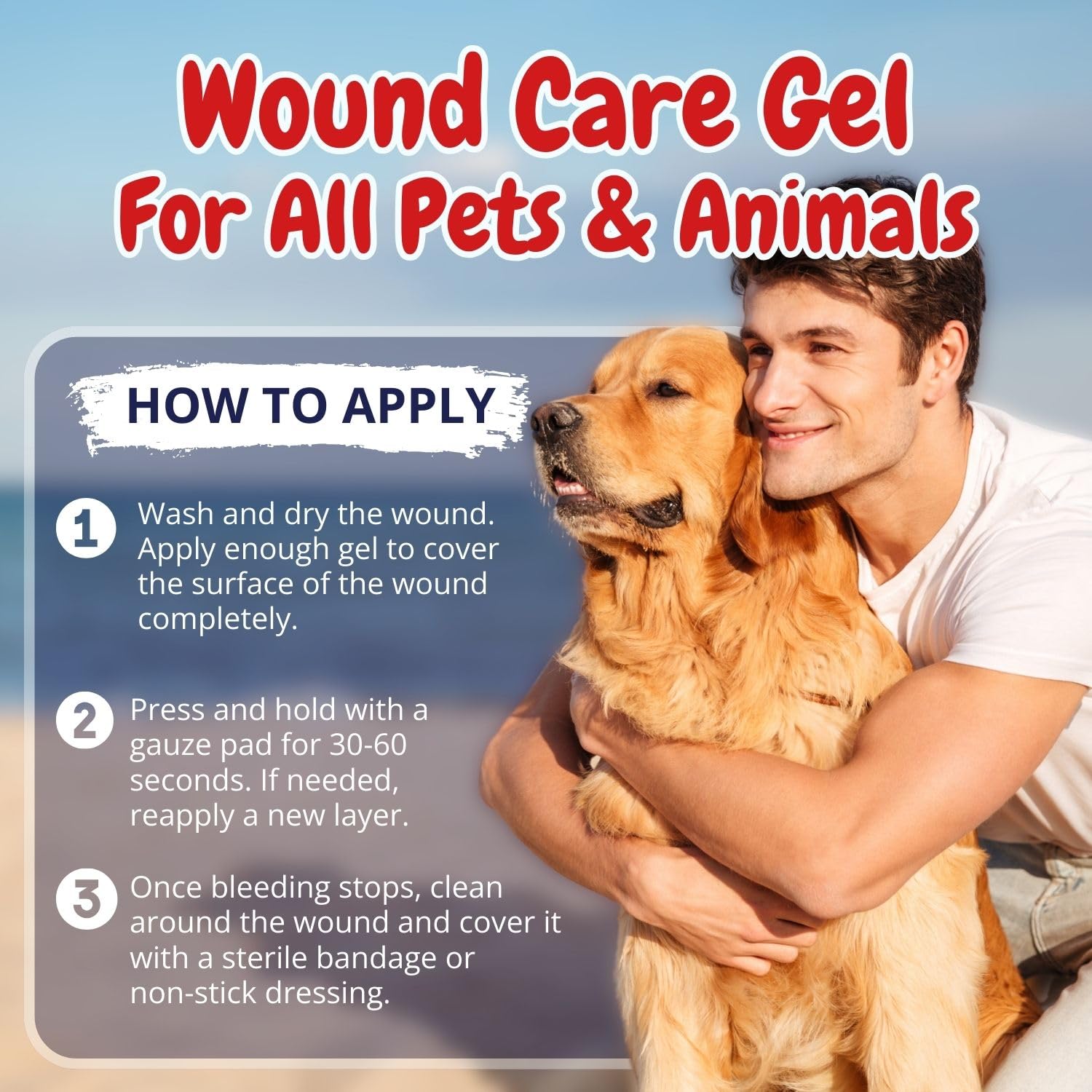 Seal It USA-made, vet-approved packaging for pet first aid