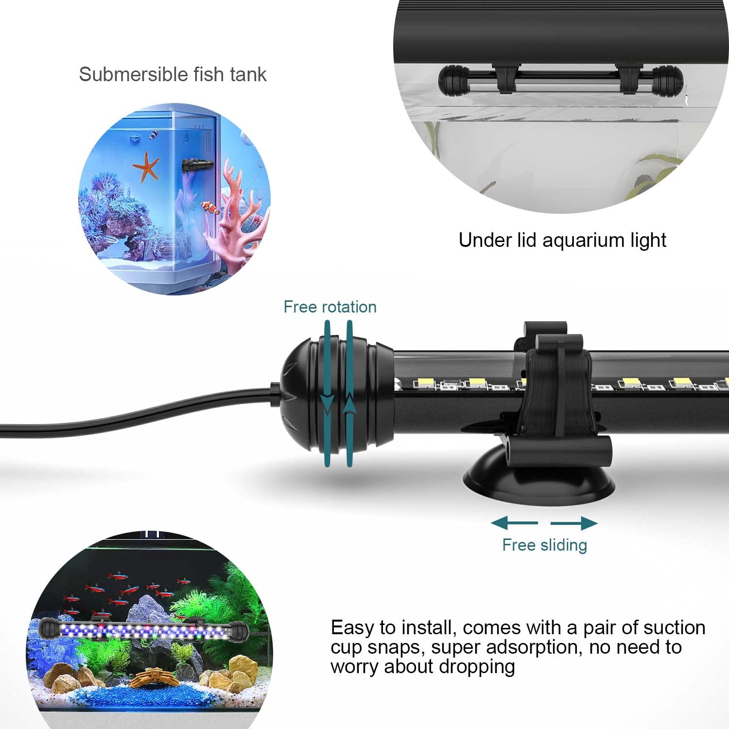 SEAOURA light gradually ramps for gentle transitions.