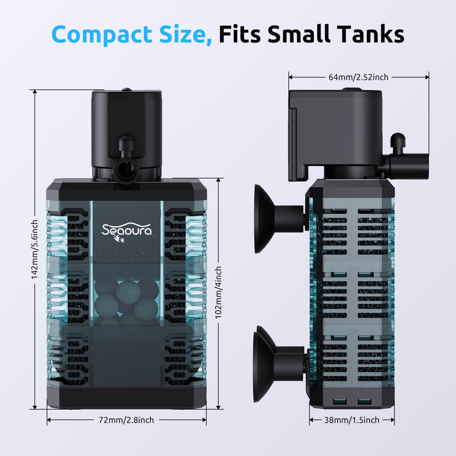 SEAOURA replaceable ceramic and biochemical media offer customization.