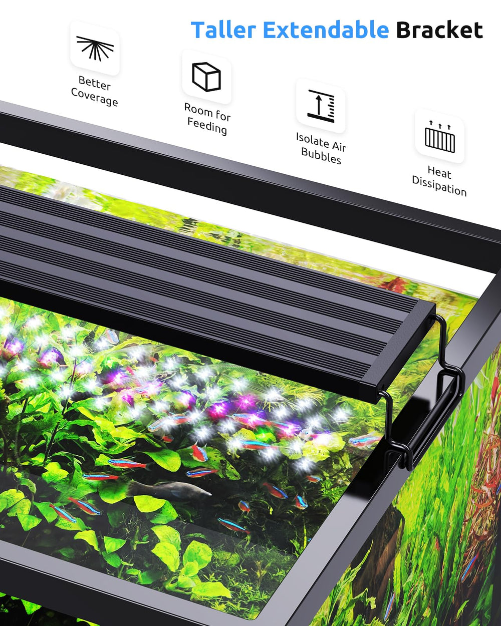 SEAOURA full spectrum plant light supports robust freshwater growth