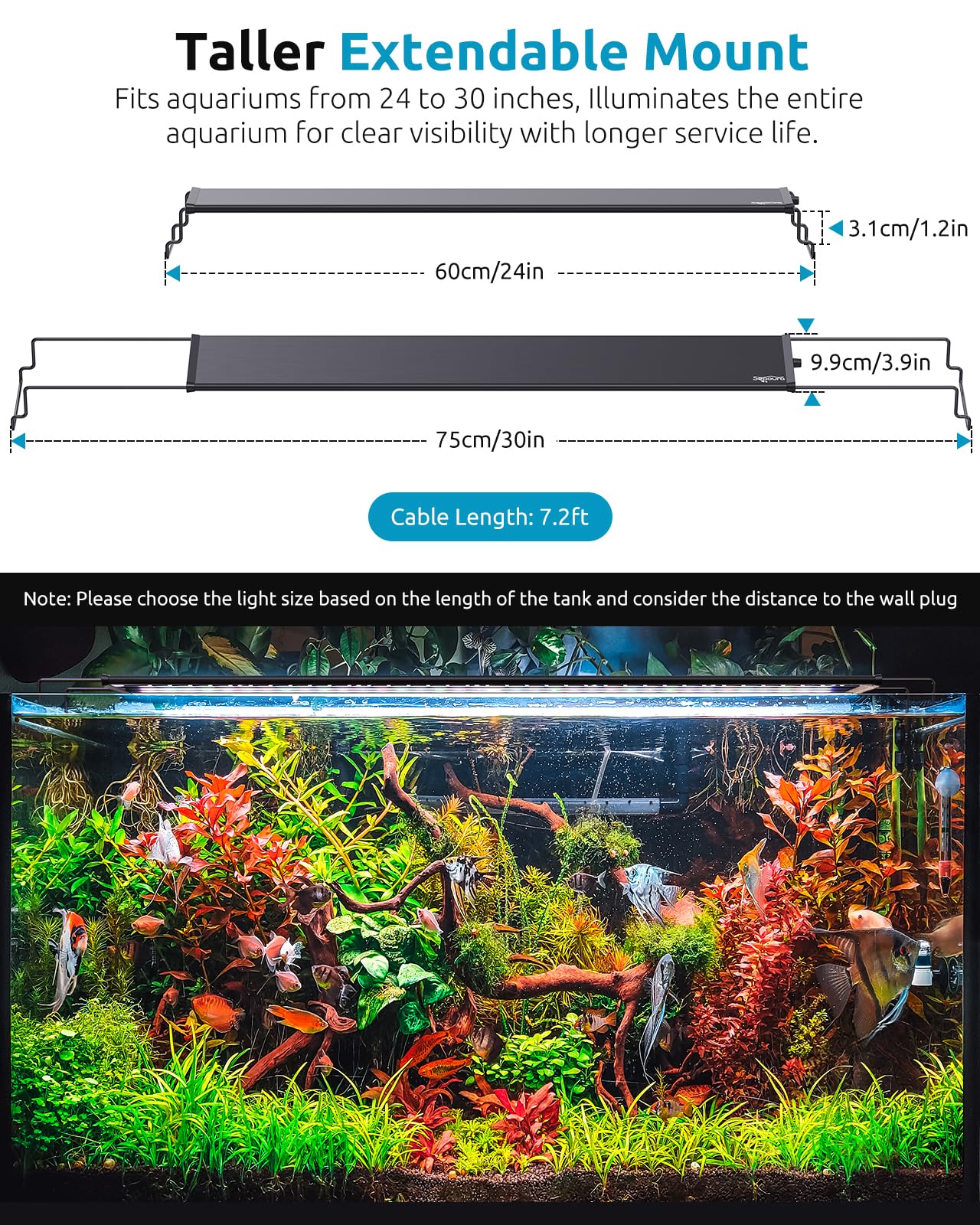 IP68 waterproof shell enables easy cleaning and long-lasting durability.