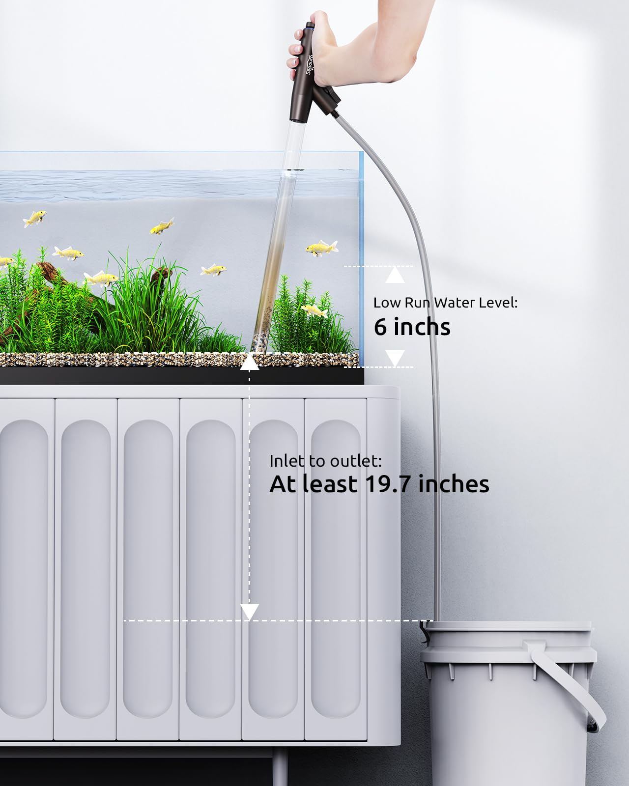 SEAOURA extension tubes in configurable tank setup