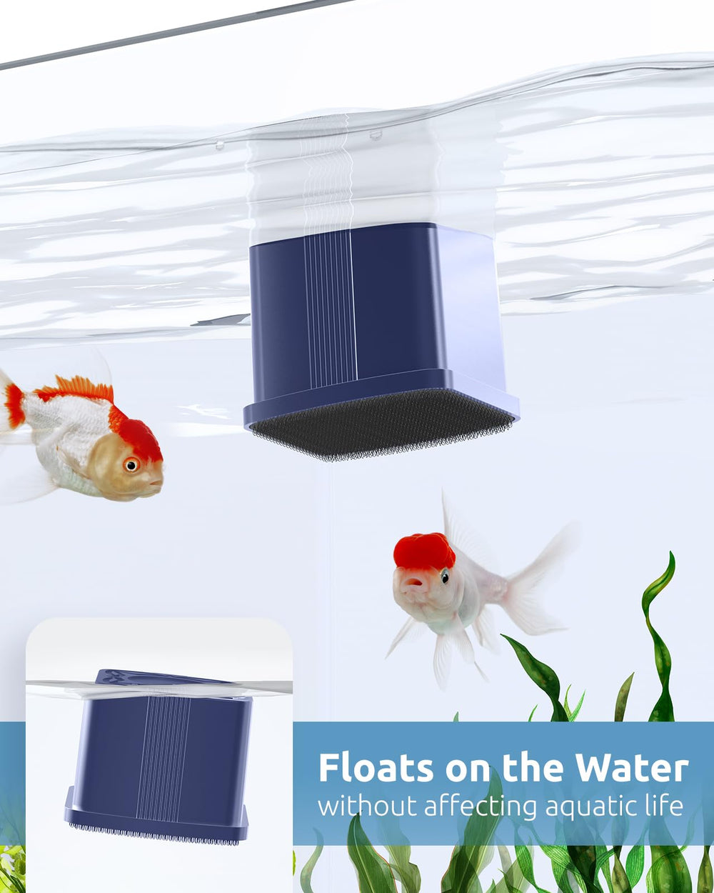 SEAOURA glass tank compatibility for 4-10 mm tanks in blue