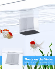 SEAOURA inner and outer glass cleaning action on tank glass.
