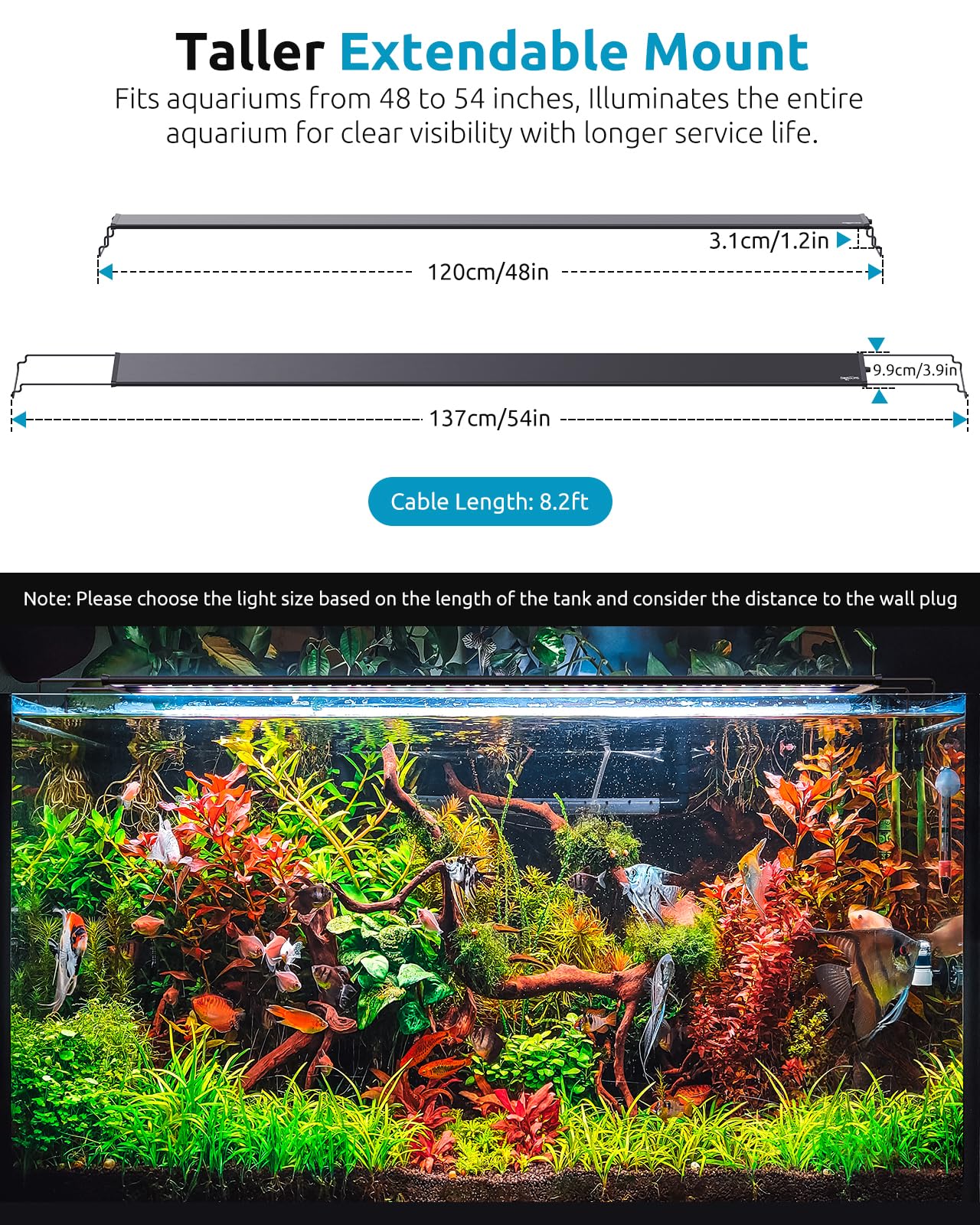 SEAOURA IP68 waterproof body keeps the light safe around water.