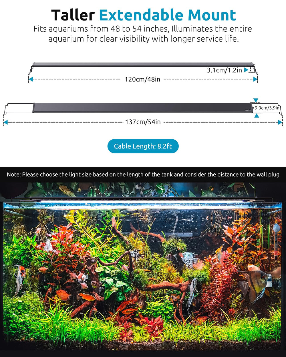 SEAOURA IP68 waterproof body keeps the light safe around water.
