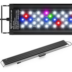 SEAOURA LED full-spectrum light over a 30-36 inch tank boosts plant growth