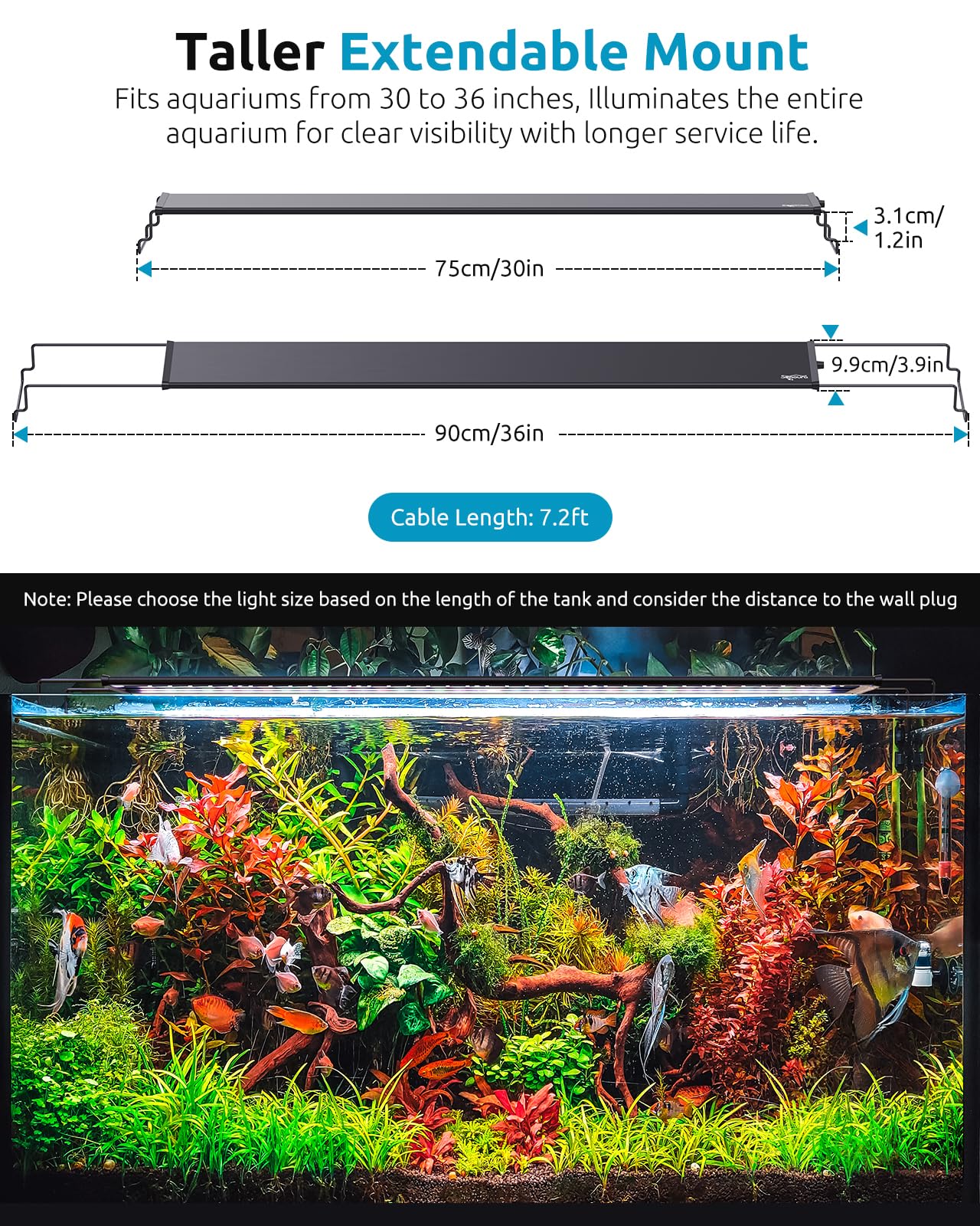 Seaoura IP68 waterproof chassis eases cleaning and durability.