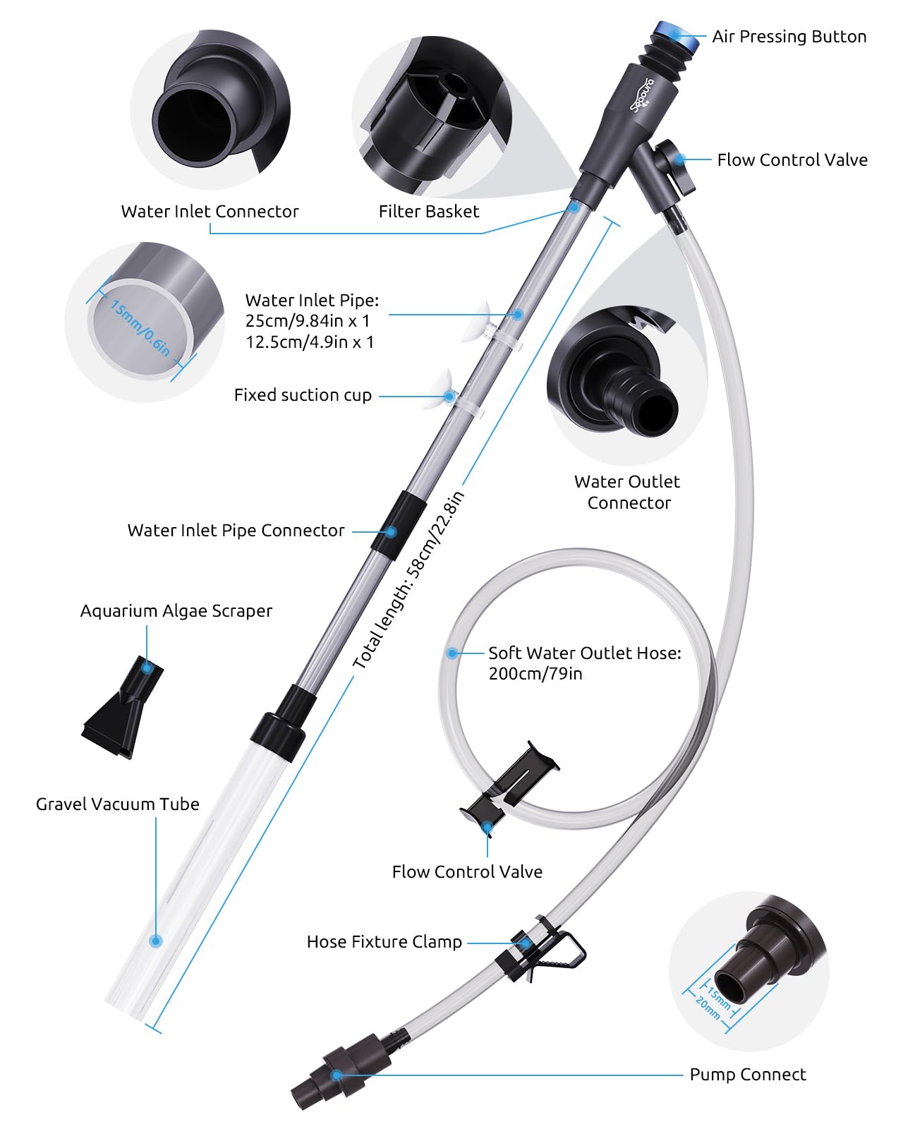 SEAOURA manual press design eliminates electricity and reduces noise