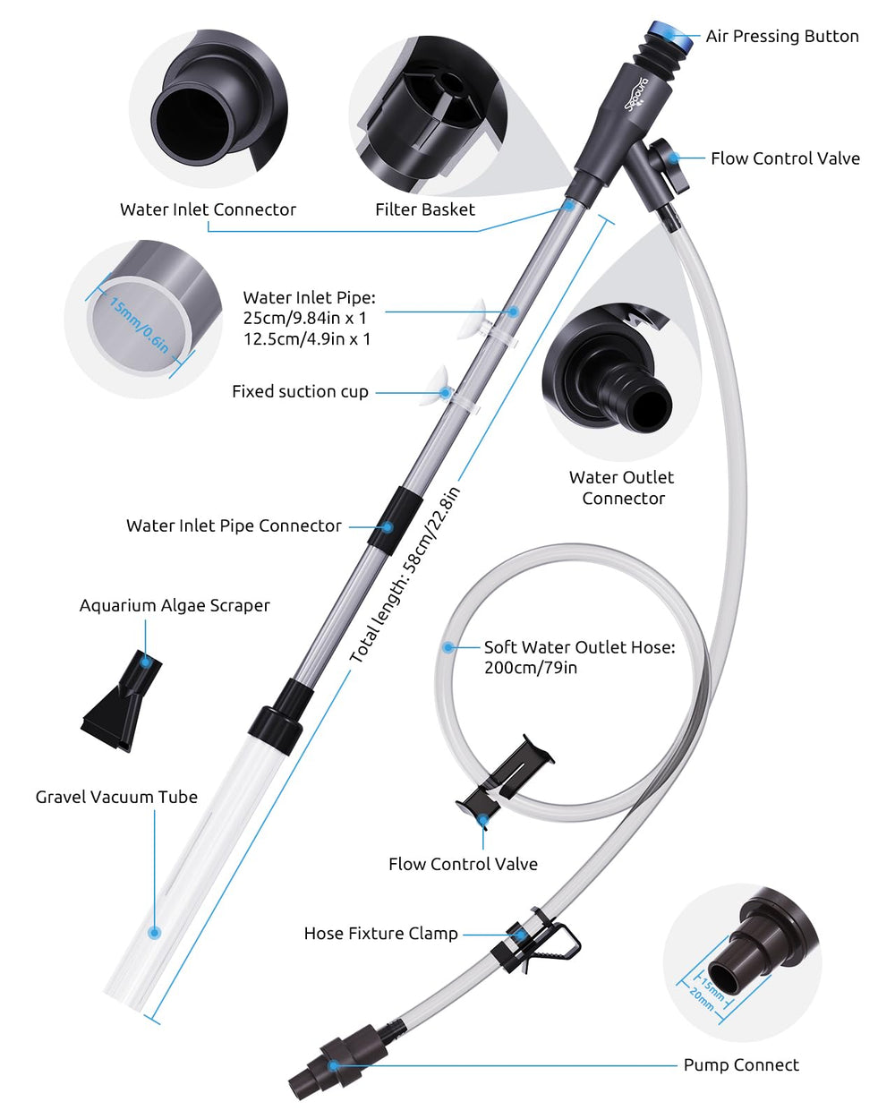 SEAOURA manual press design eliminates electricity and reduces noise
