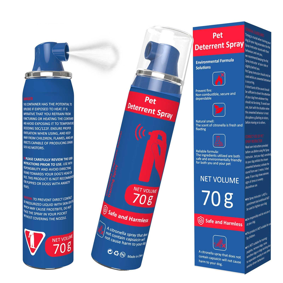 SeasonFit Corrector Spray bottle for dog training and behavior improvement.