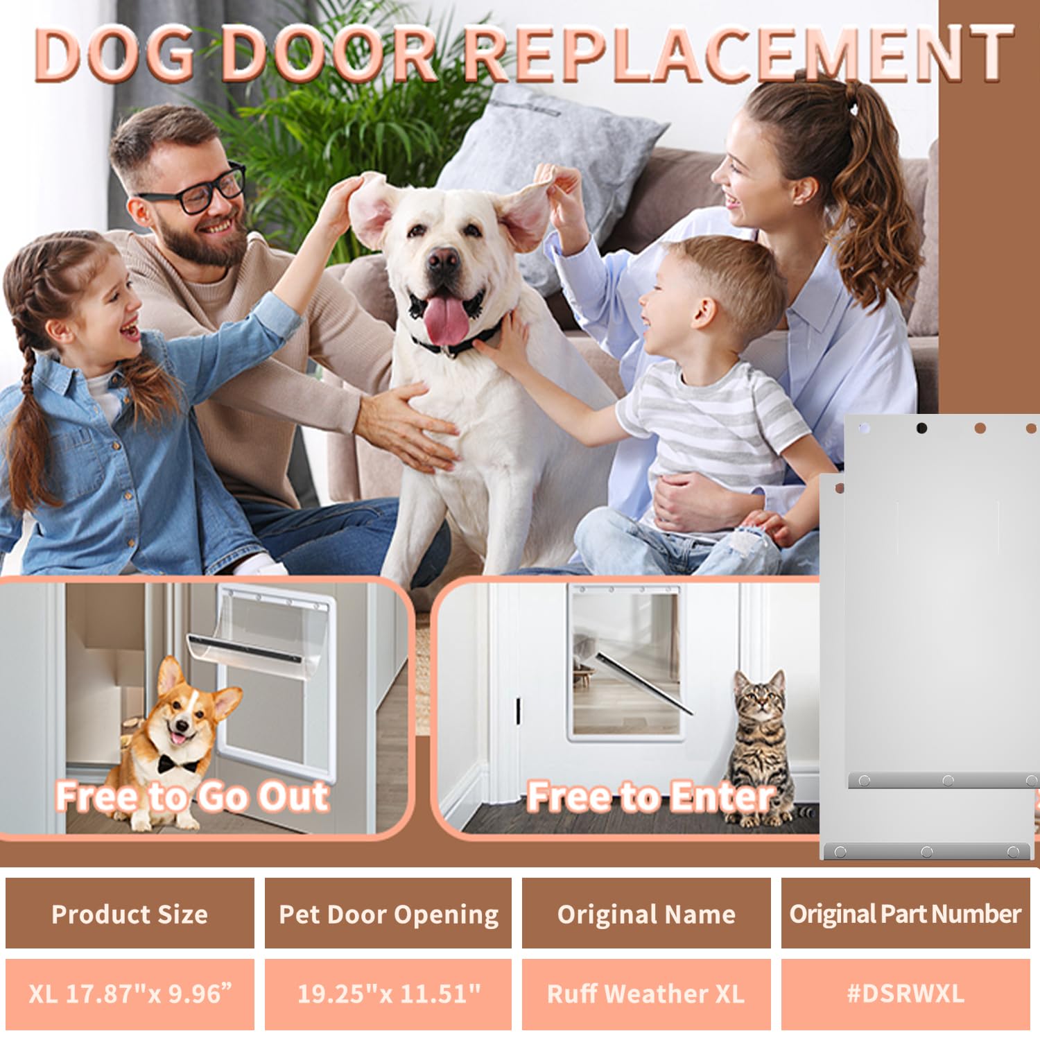 SECIVLOT universal compatibility works with internal and external doors for versatile use.