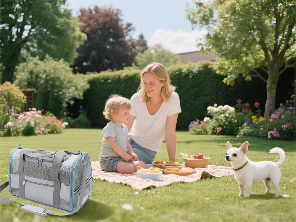 SECLATO soft side cat carrier safety bayonet escape-proof design