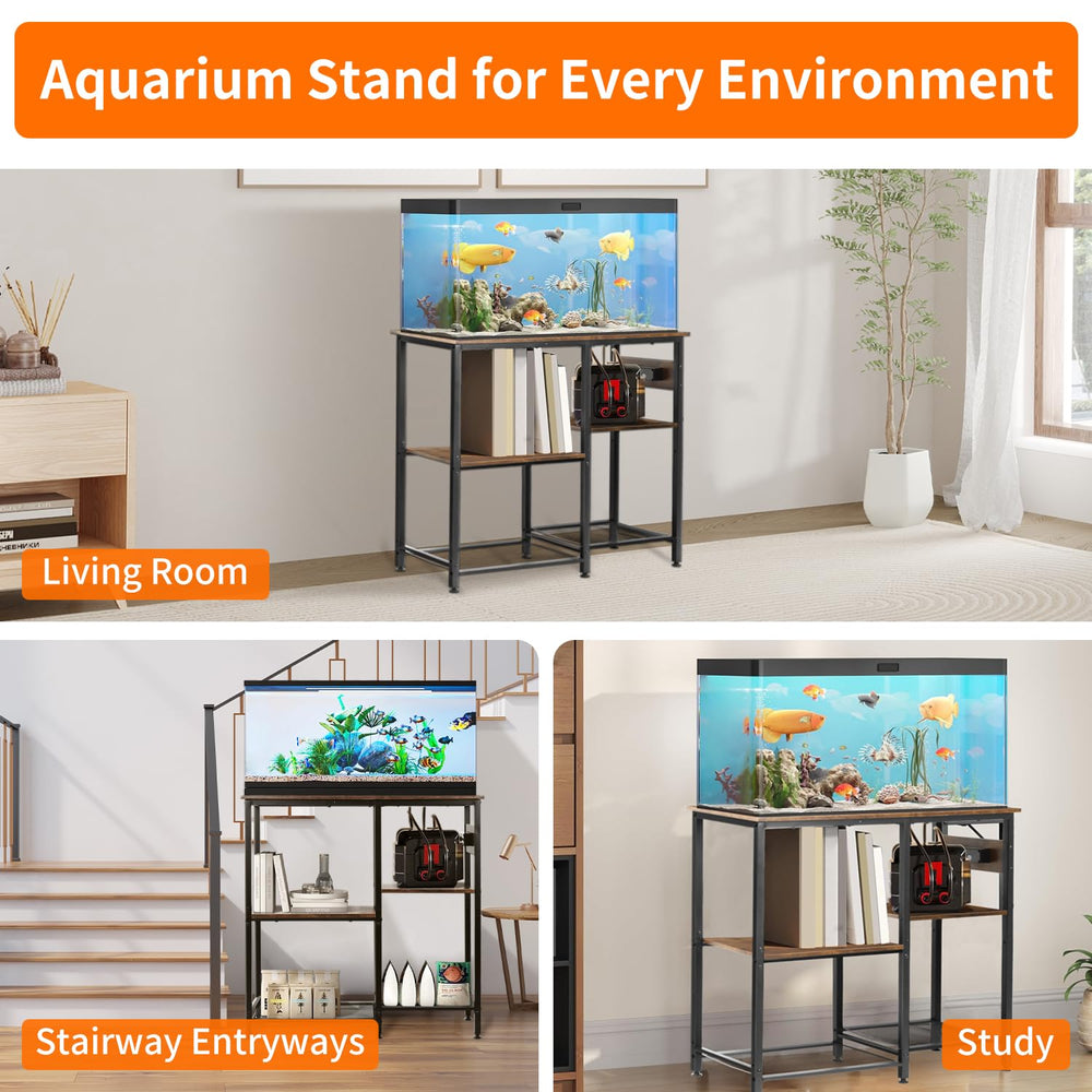 SECOCTSR dimensions fit 20-37 gallon tanks in living spaces.