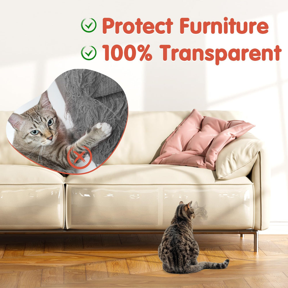 Secopad twist pins included secure protectors on high-traffic furniture.