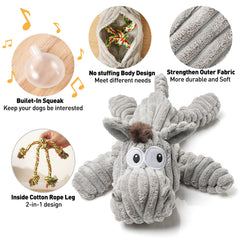 Sedioso dog toy squeaker feature boosts interactive training and engagement