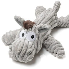 Sedioso dog toy unstuffed plush body for flexible play and gentle chew sessions