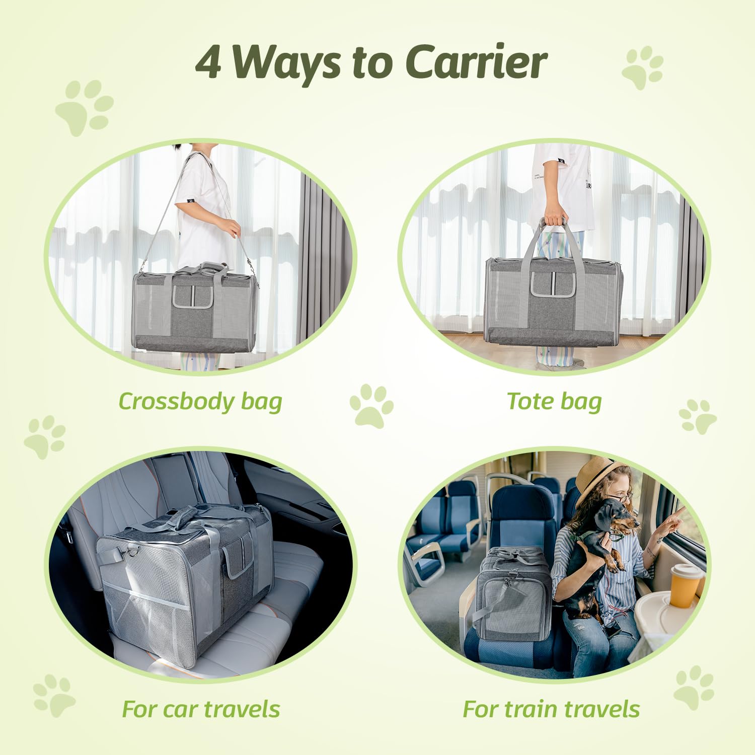 Sedioso shoulder strap option for hands-free pet transport