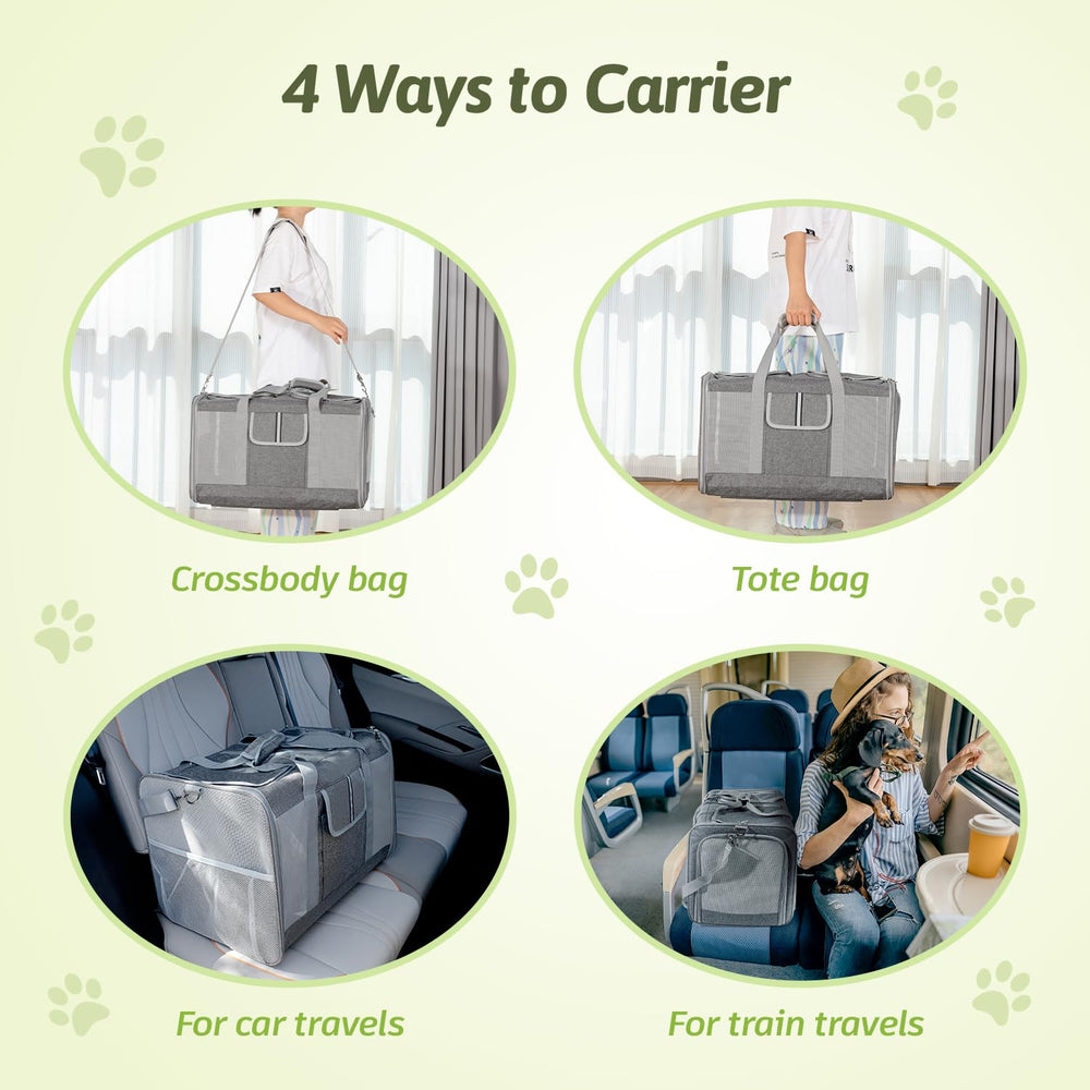Sedioso shoulder strap option for hands-free pet transport