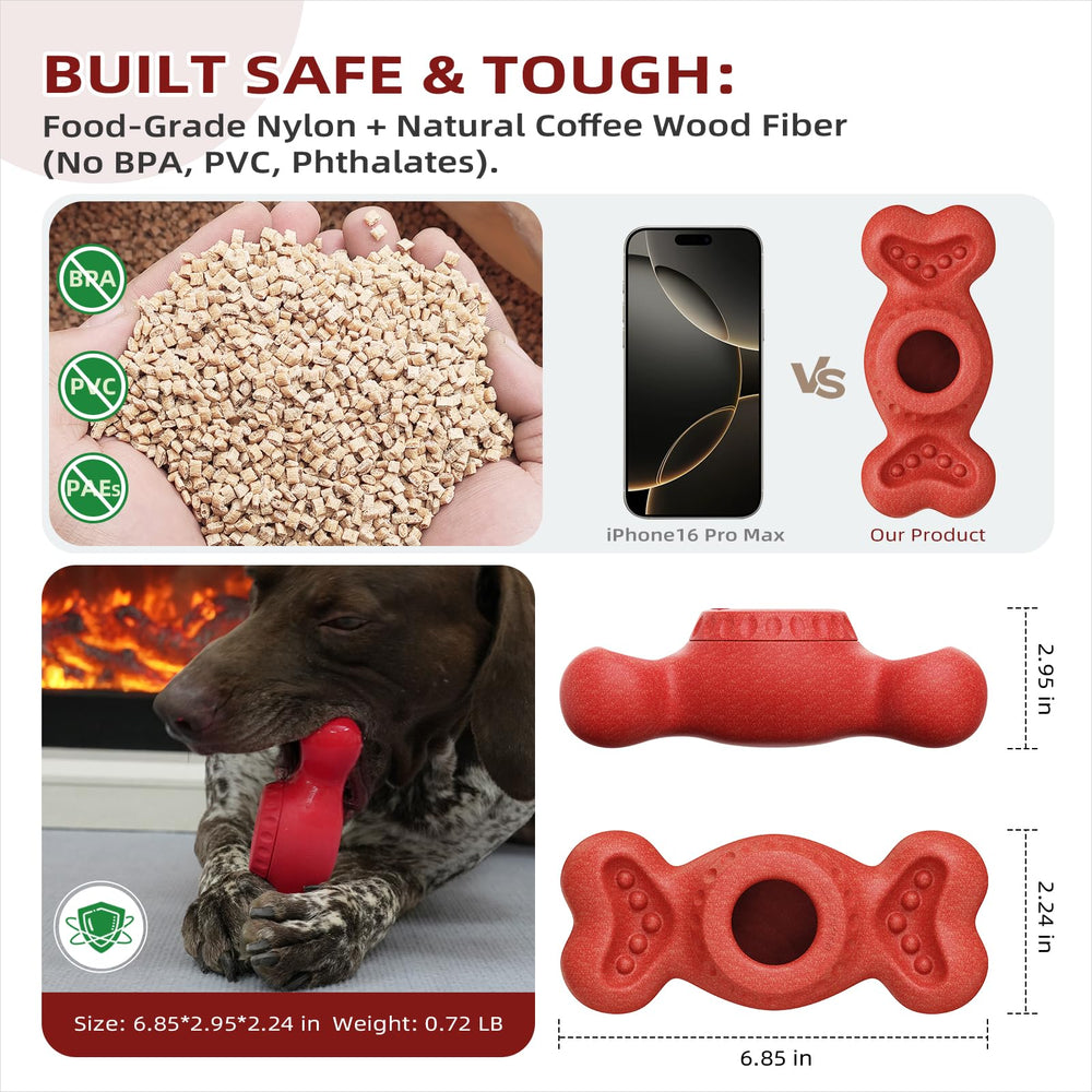 Sedioso interactive chew toy with removable frozen-treat compartment for tasty enrichment.
