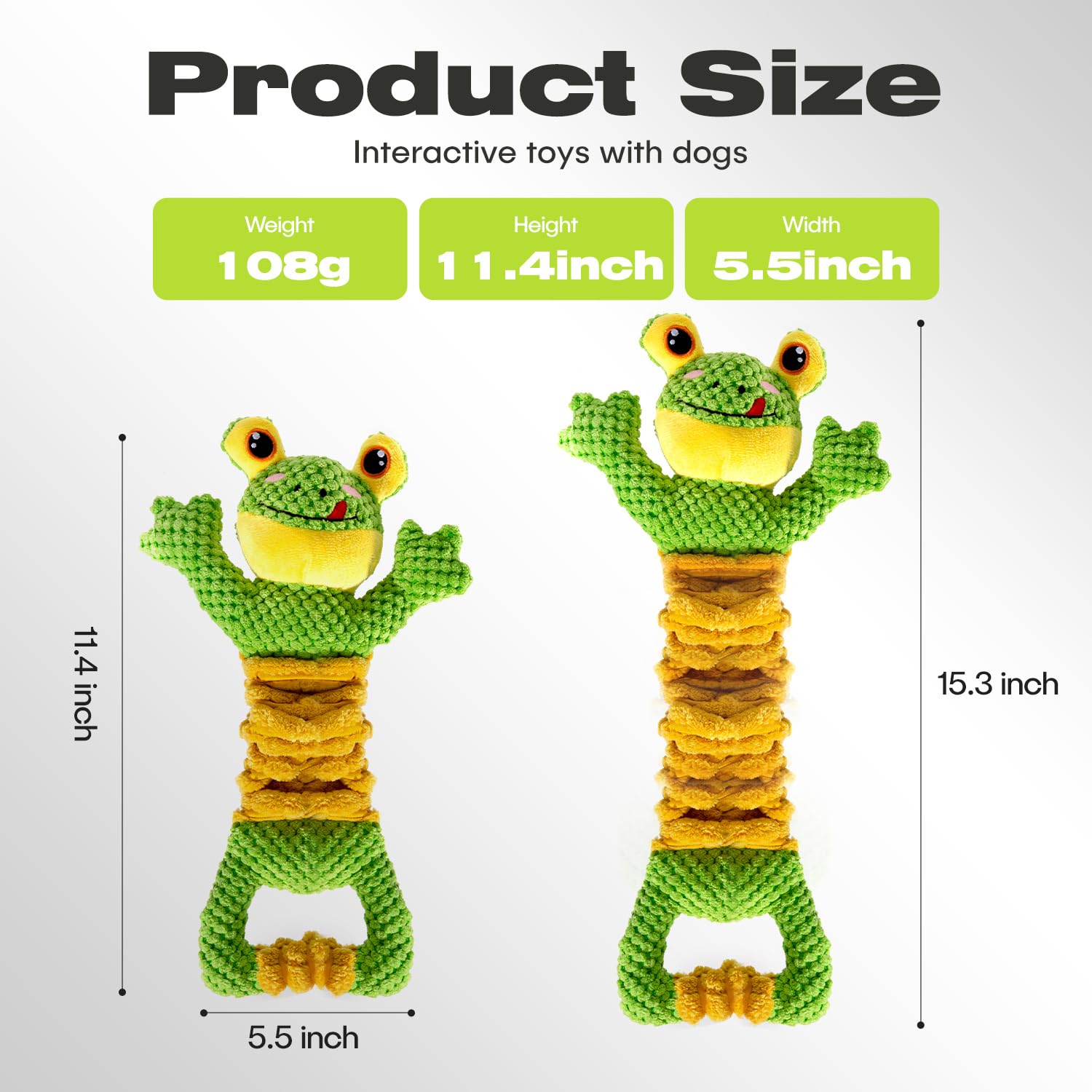 Sedioso lightweight tug toy designed for dogs of all sizes.