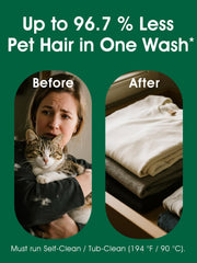 Seedshub Pet Hair Remover powder ready for drum contact and use.