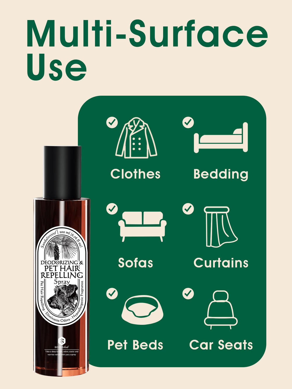 Seedshub pine nut scent bottle offers pleasant, subtle aroma.