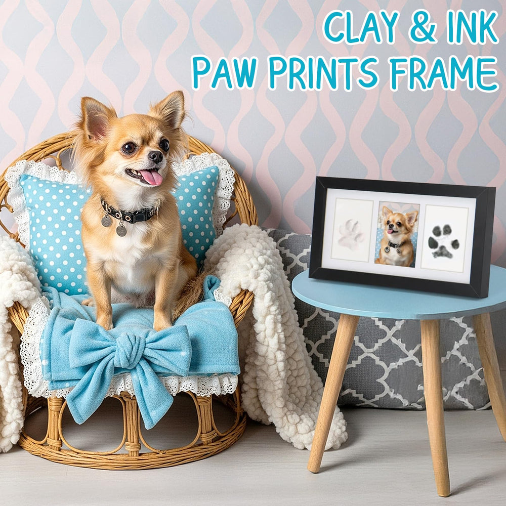 Seencool Paw Print Frame Kit clay option creating soft paw impressions