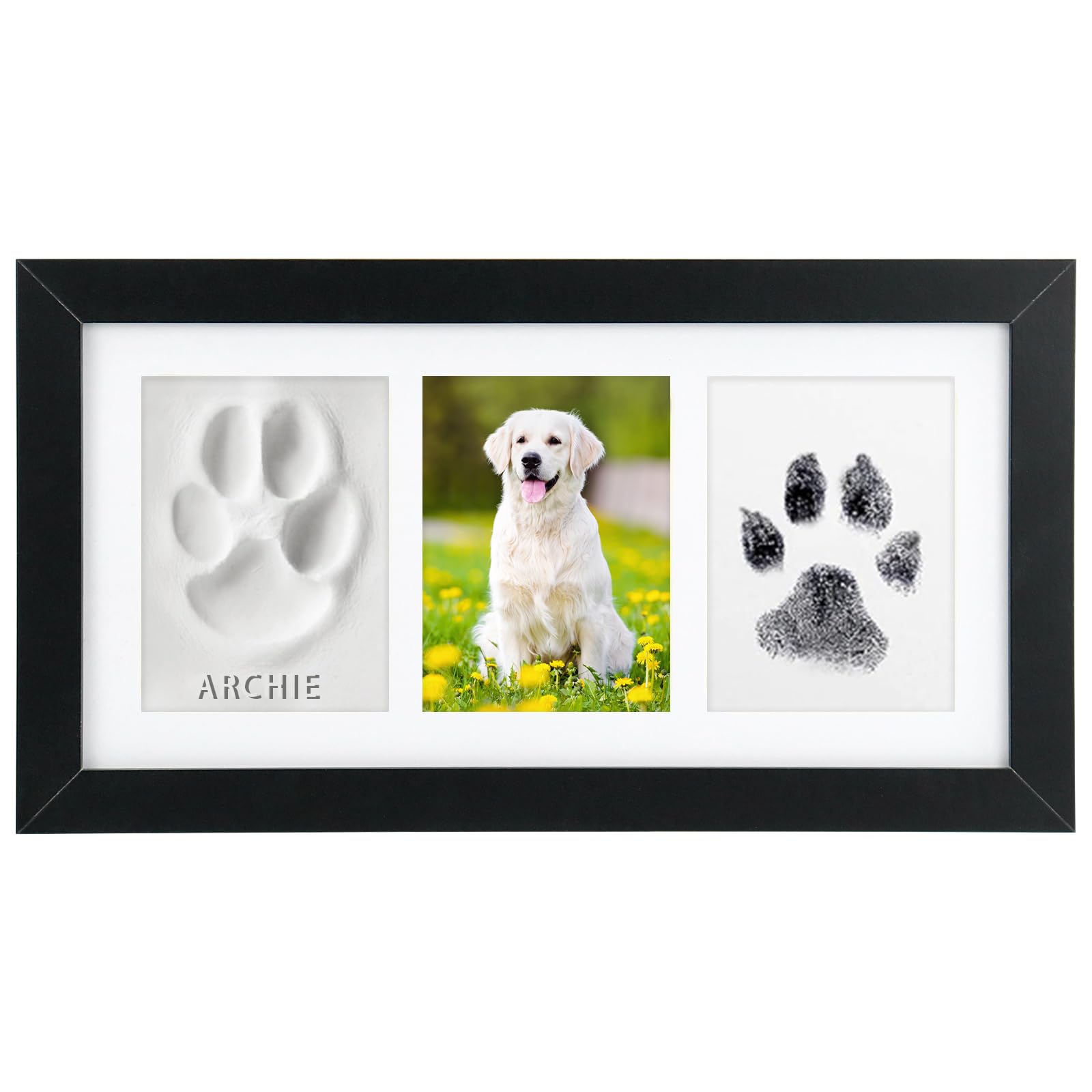Seencool Paw Print Frame Kit ink pad showing gentle, mess-free imprinting for pets
