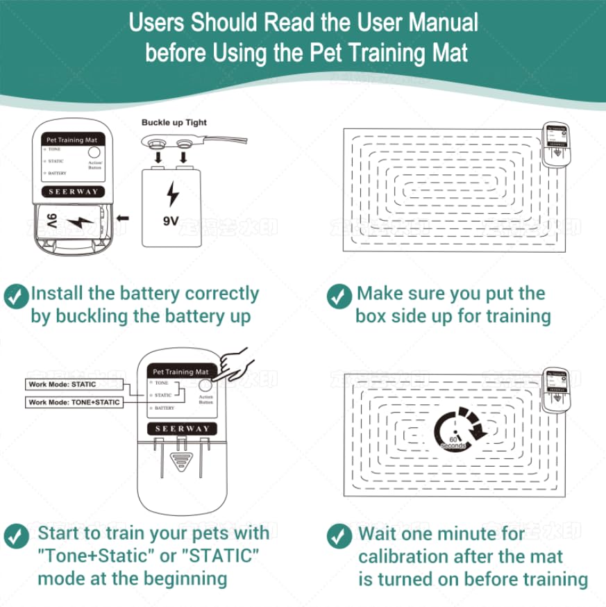 SEERWAY mode controls show Static, Tone, and both options