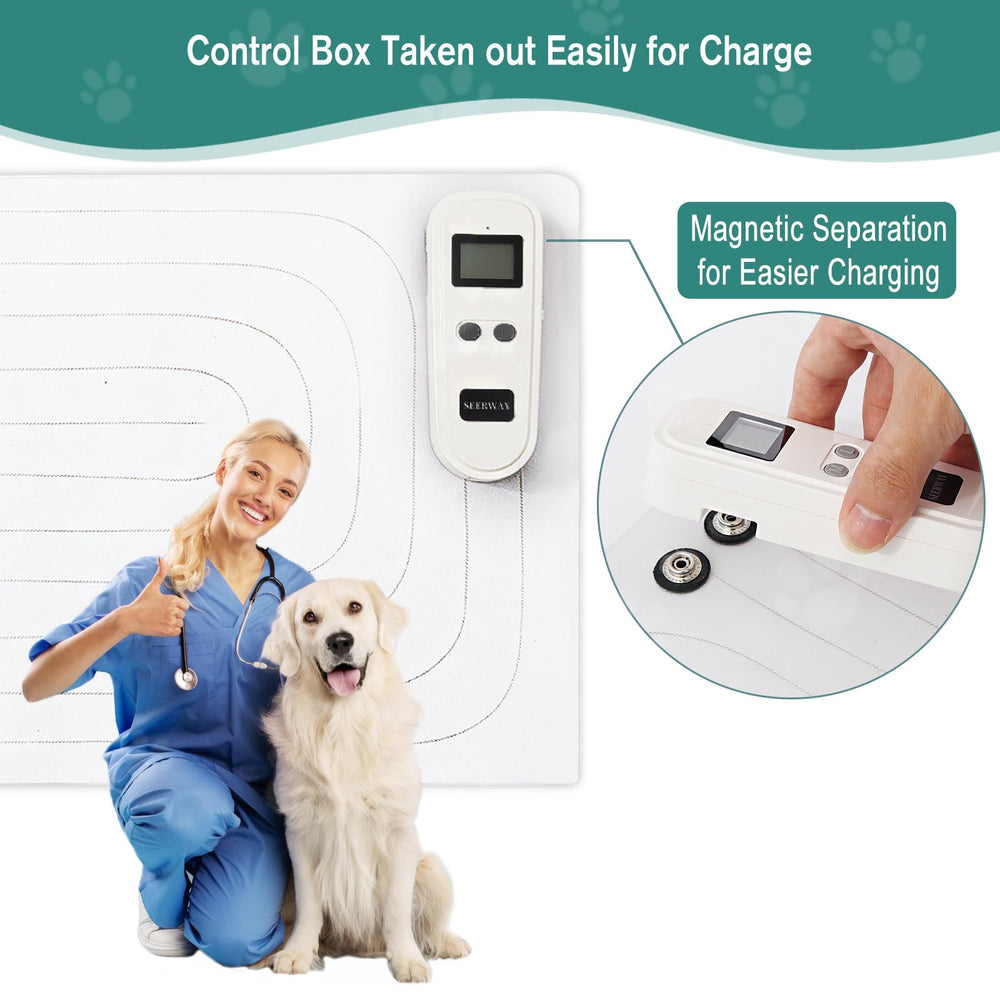 SEERWAY Training Mat with 3 modes demonstrates tone and static corrections for behavior shaping.