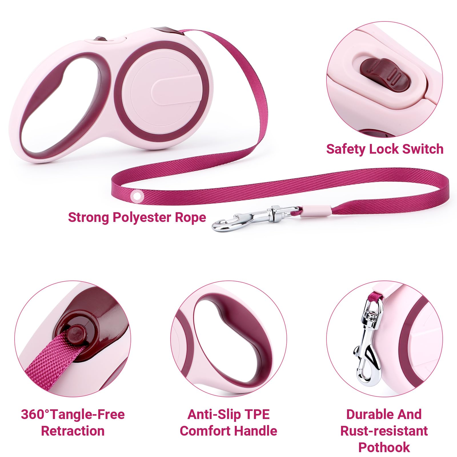 Segarty ergonomic anti-slip handle reduces hand fatigue during long strolls