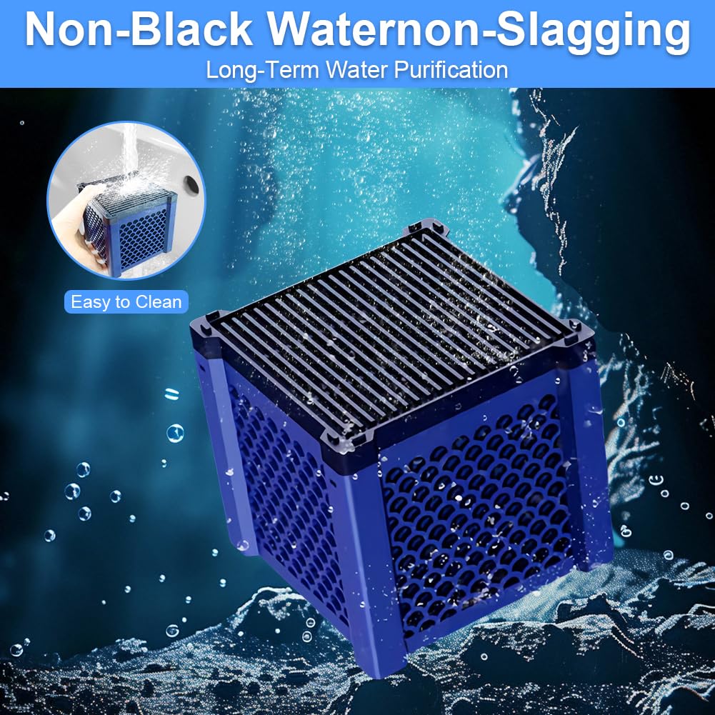 SEILETOO Eco aquarium cube filter promotes a healthier tank environment.